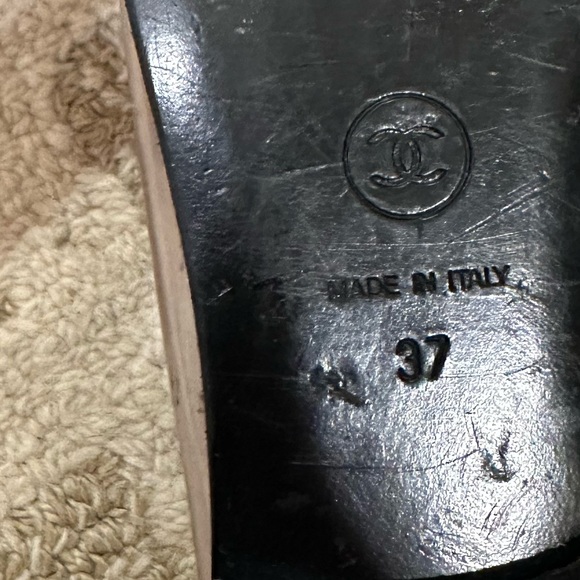 Chanel CC Captoe Classic Ballet Flat PVC Transparent 37 - Picture 10 of 16